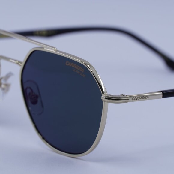 CARRERA 303/S 0J5G Q3 Sunglasses Gold Aviator Frame, Green Polarized Lenses - Picture 5 of 11